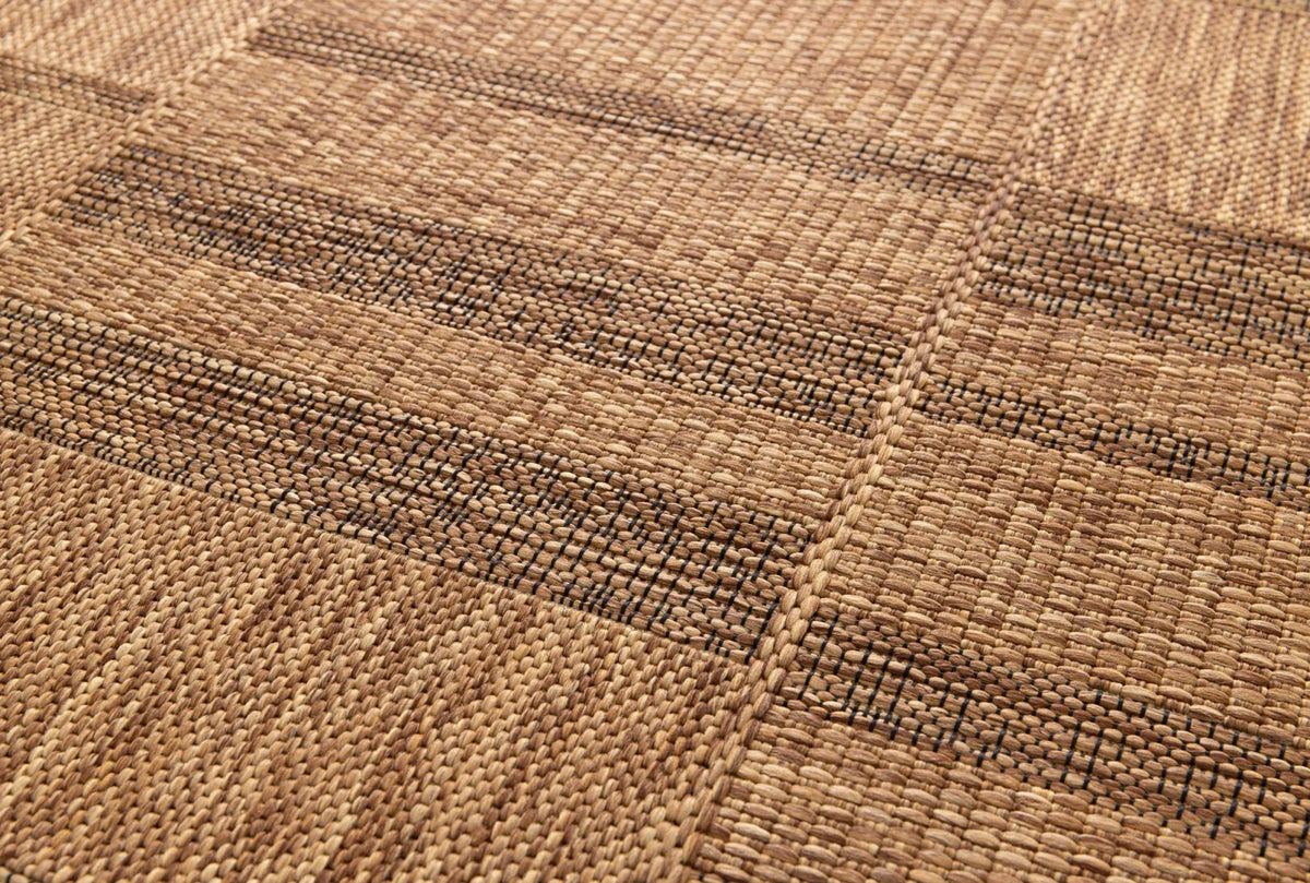Alfombra de exterior-interior efecto yute Guinea 28828 Natural