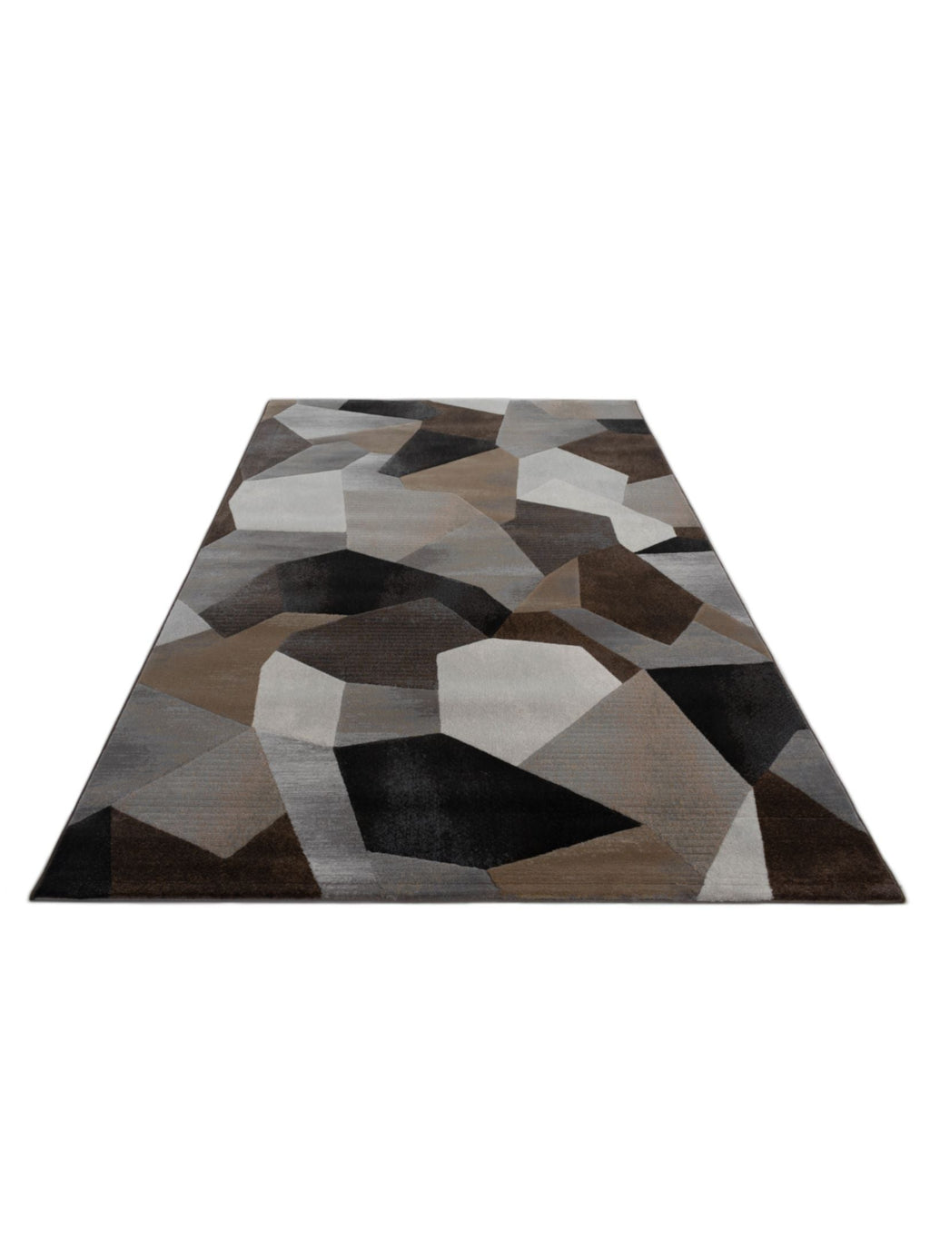 Alfombra geométrica Argentum 63925 9293