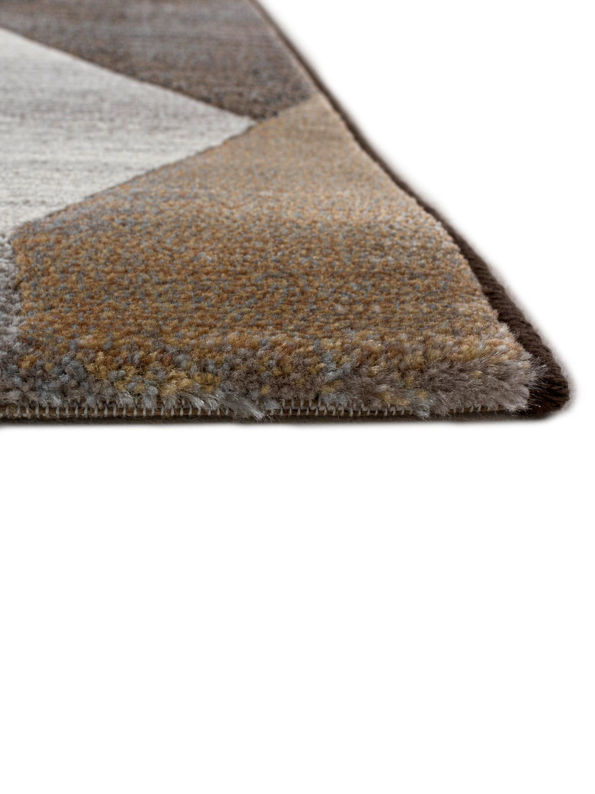 Alfombra geométrica Argentum 63925 9293
