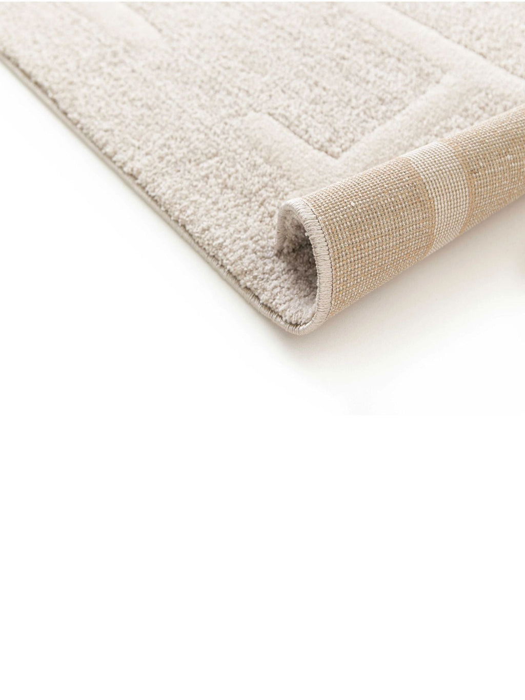Alfombra geométrica con relieve Caledonia 77301 Beige