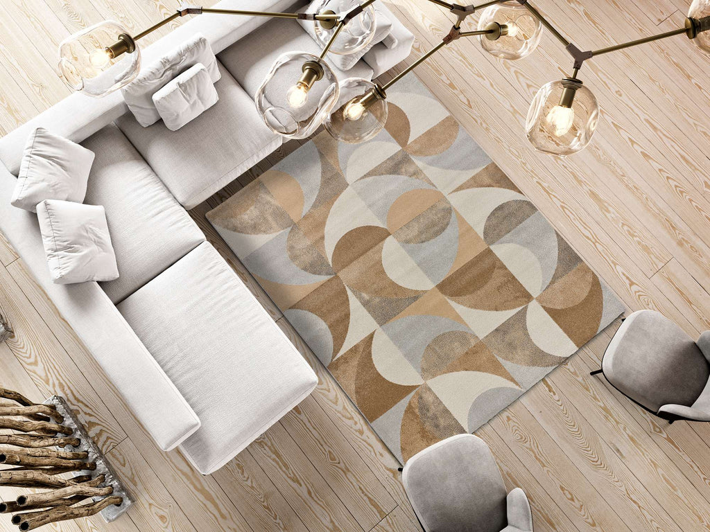 Alfombra Geométrica Cream 12651 02 Beige