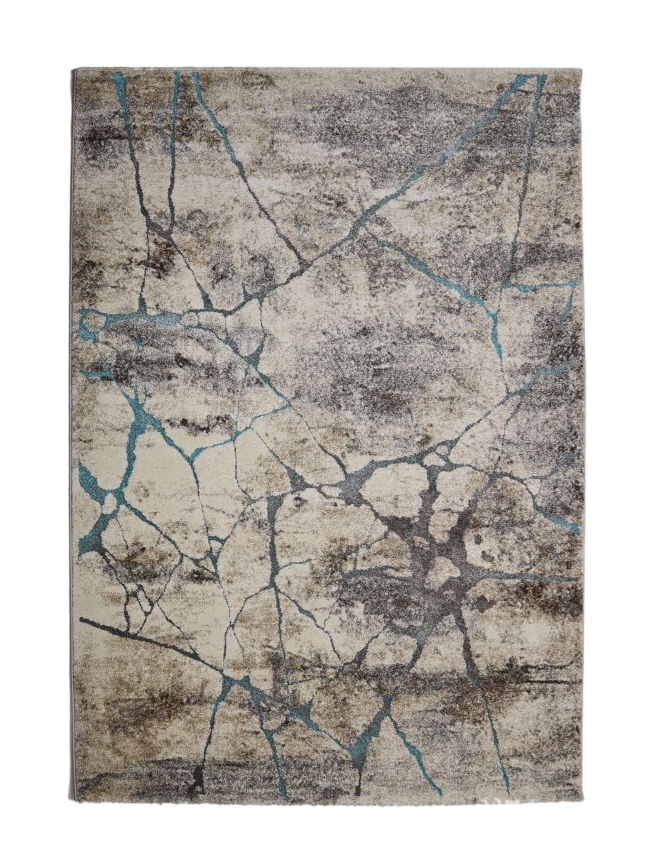Alfombra moderna gris piedra KAEL 20873