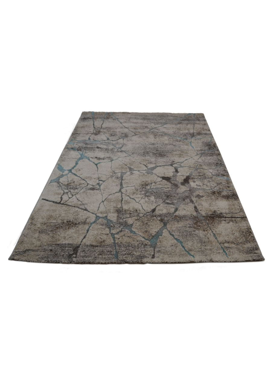 Alfombra moderna gris piedra KAEL 20873