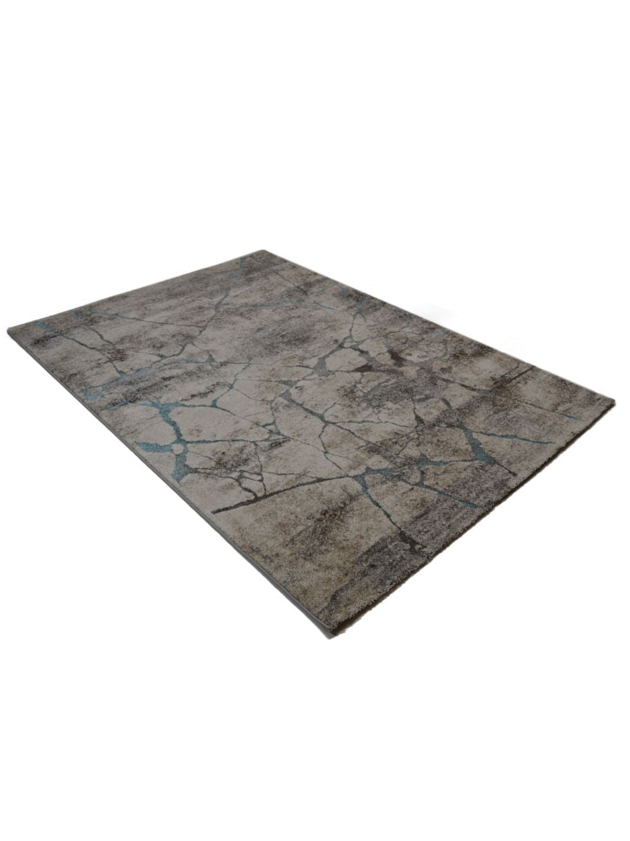 Alfombra moderna gris piedra KAEL 20873