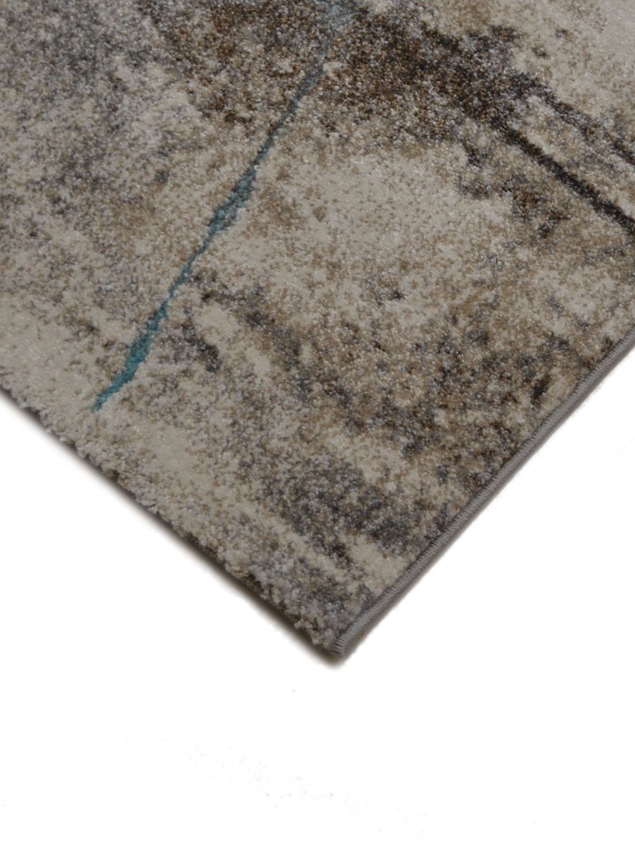 Alfombra moderna gris piedra KAEL 20873