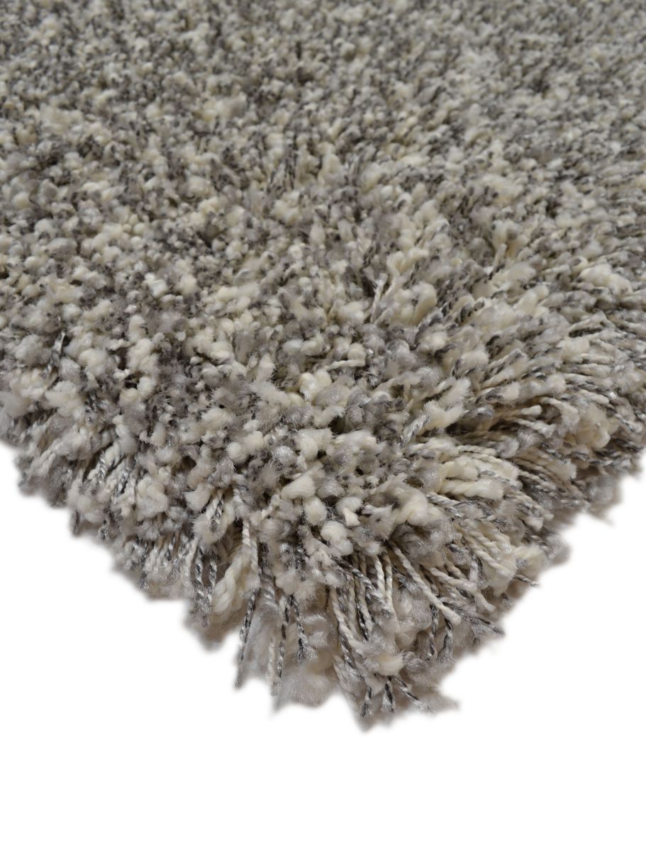 Alfombra shaggy Twilight 6699 White Silver