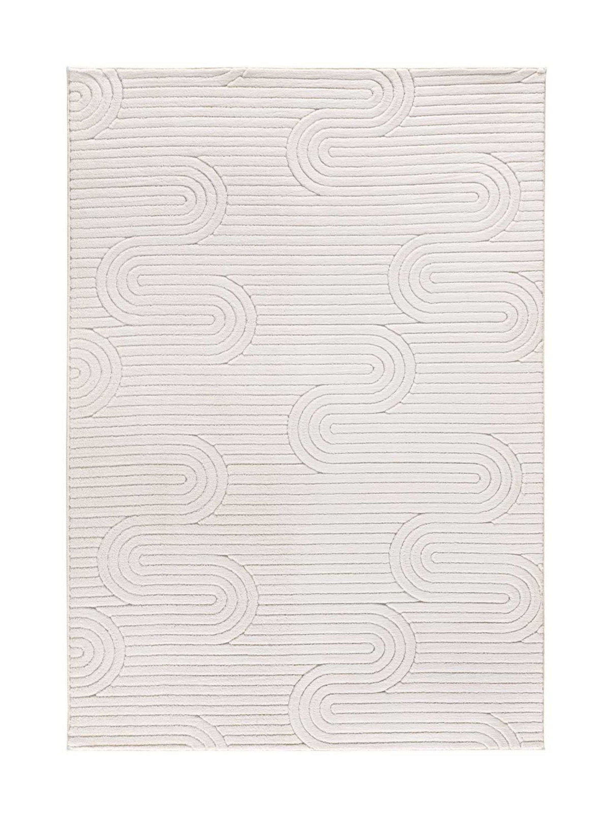 Alfombra Texturas Neutras ESTILO 23062 Crema