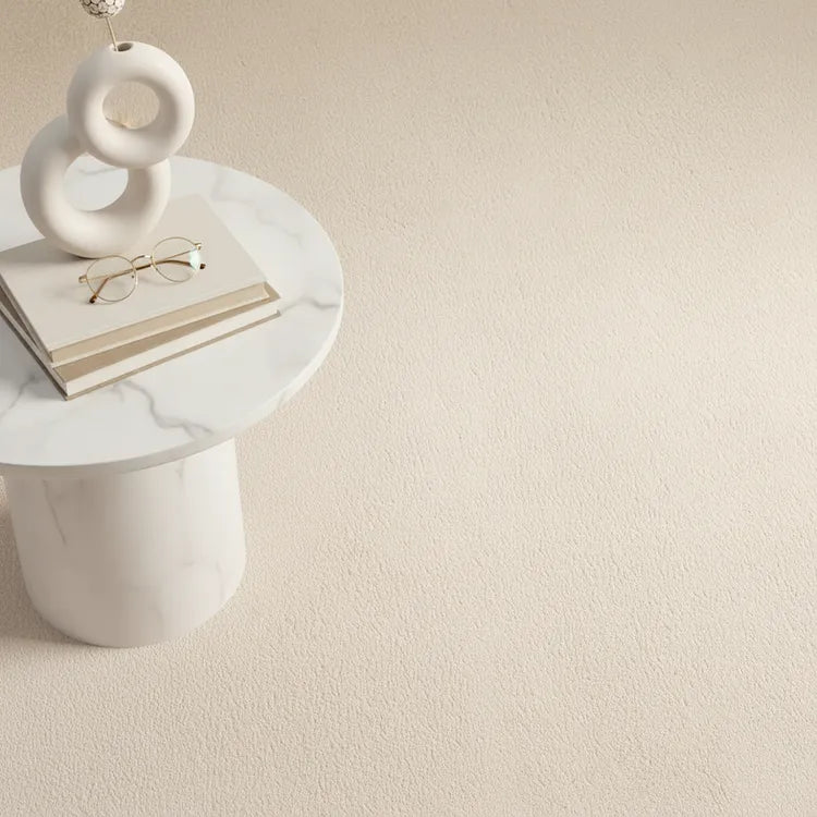 Alfombra  Moderna Unicolor Lavable Antideslizante Pelo Corto y Suave 120x170cm Beige